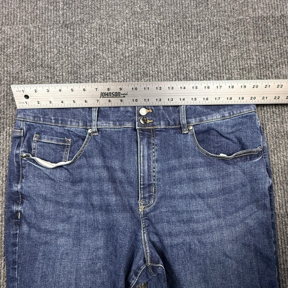 Lane Bryant Tighter Tummy High Rise Bootcut Jeans Blue Size 22 A83827 - Picture 5 of 14